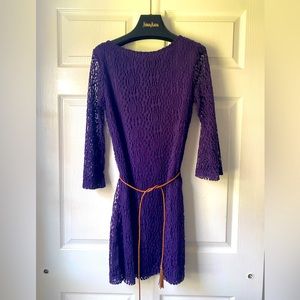 Lightly worn purple dress